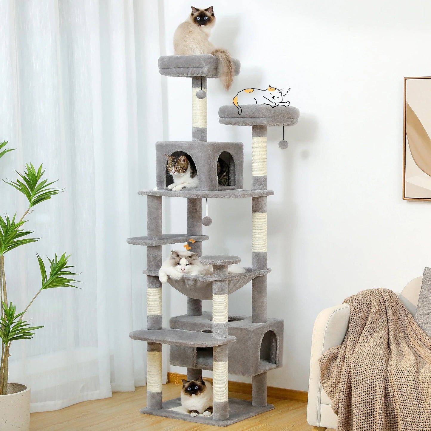 Arbre à chat - Très grande taille XL - Le Palais des Chats