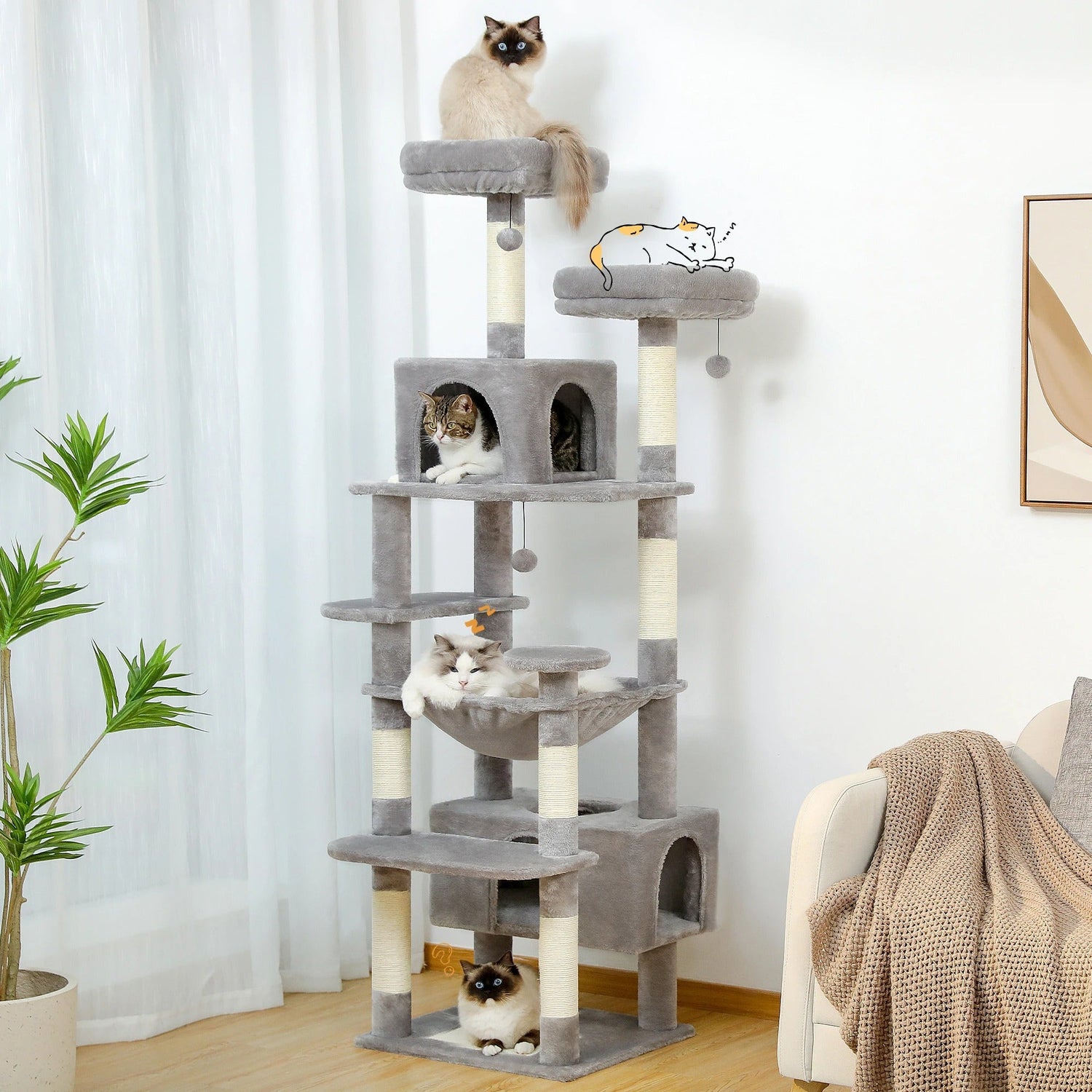 Arbre à chat - Très grande taille XL - Le Palais des Chats