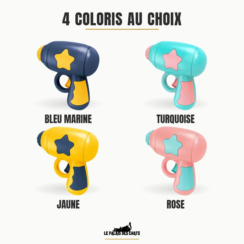 Lanceur de disques pour chat, 4 coloris au choix : bleu marine, turquoise, jaune, rose