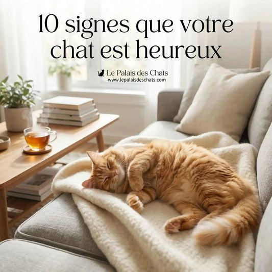 10 signes qui montrent que votre chat est heureux - Le Palais des Chats