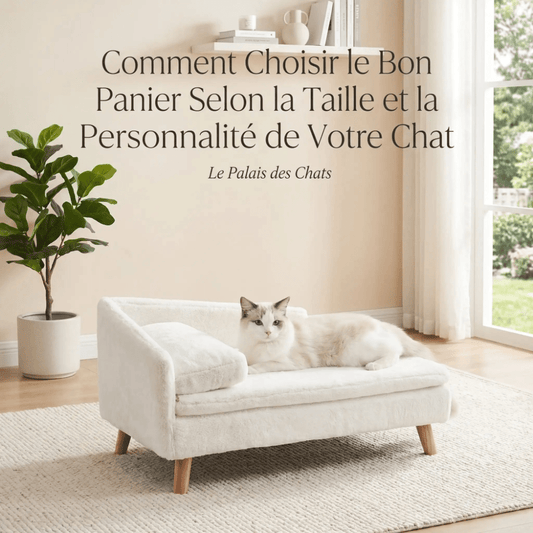 Comment choisir le bon panier selon la taille et la personnalité de son chat - Le Palais des Chats