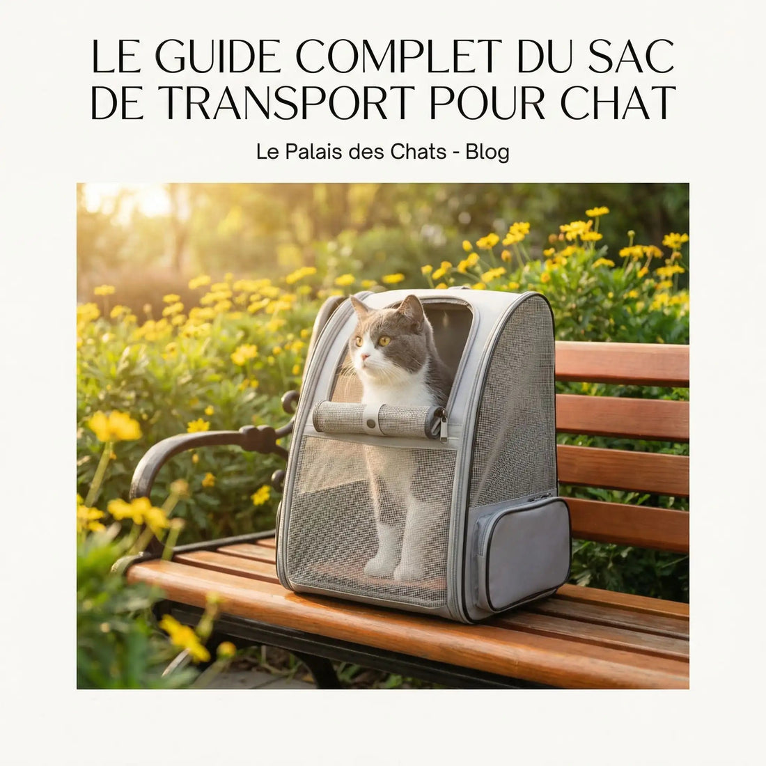 Guide complet du sac de transport pour chat - Le Palais des Chats