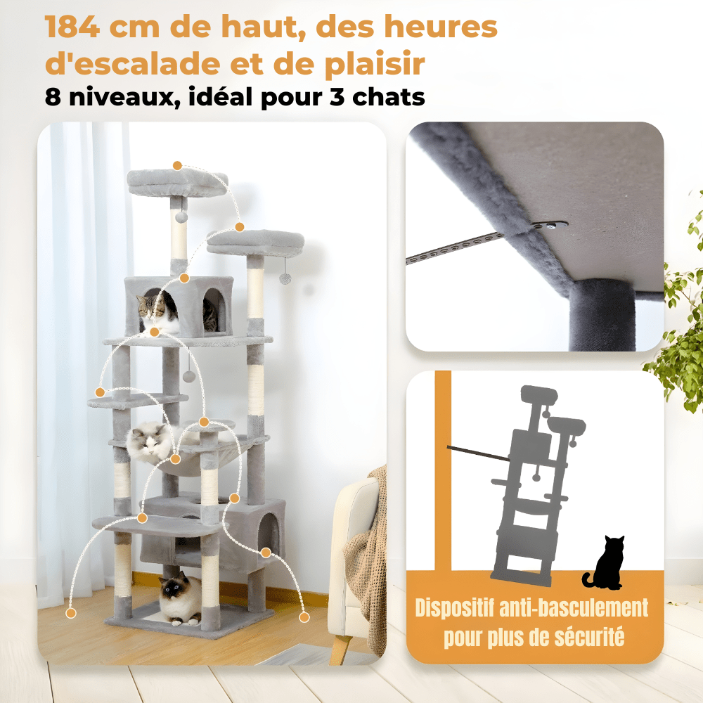 Arbre à chat | Griff’Cime - Le Palais des Chats
