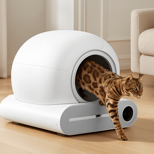 Bac à Litière Chat | Le Trône Connecté - Le Palais des Chats