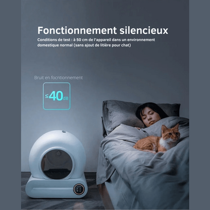 Bac à Litière Chat | Le Trône Connecté - Le Palais des Chats