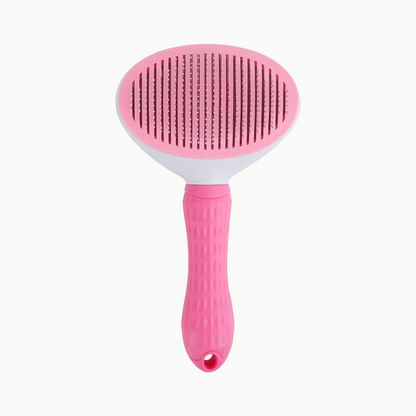 Brosse autonettoyante pour chat rose | Nettoyage Royale