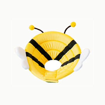 Collerette de convalescence pour chat, modèle abeille jaune