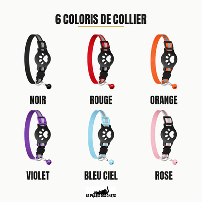 Collier connecté pour chat, traceur Bluetooth Android compatible Google Find Hub | La Patte Connectée - Le Palais des Chats