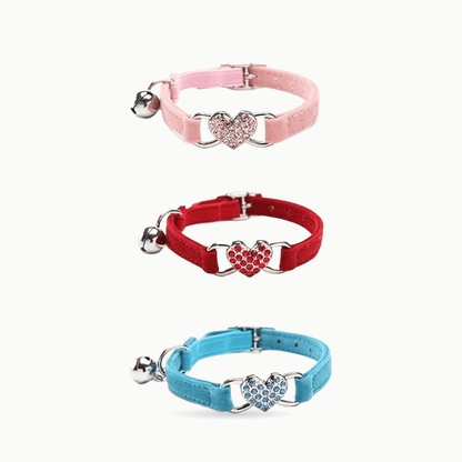 Collier pour chat | Coeur de velours - Le Palais des Chats