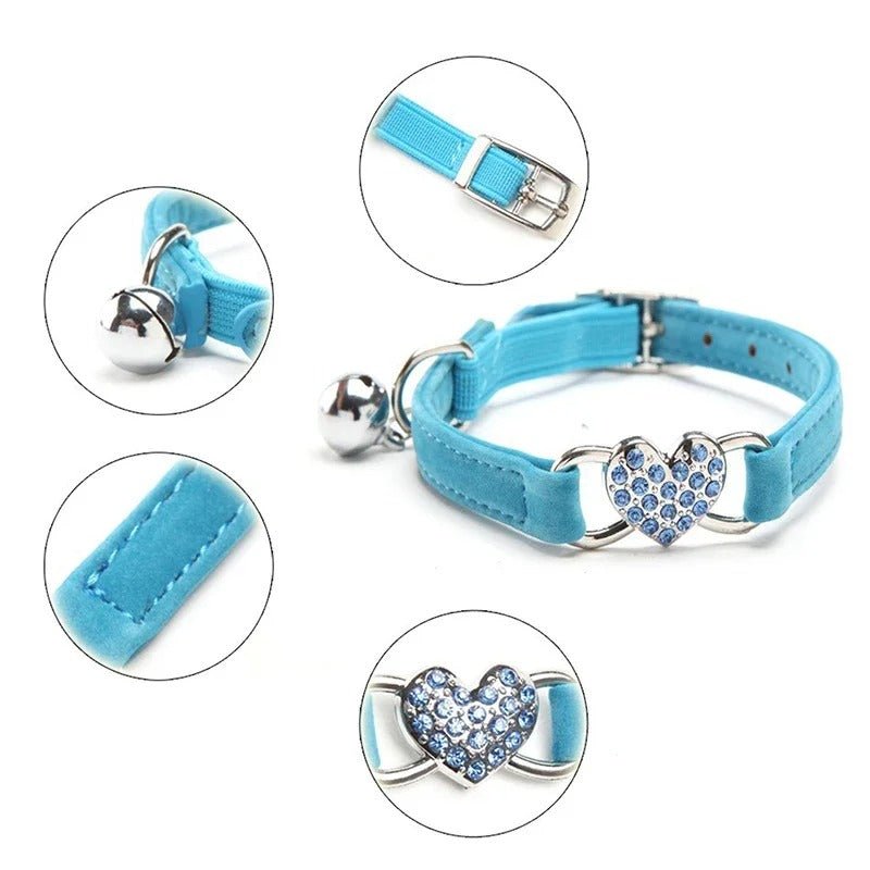 Collier pour chat | Coeur de velours - Le Palais des Chats
