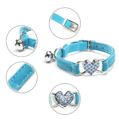 Collier pour chat | Coeur de velours - Le Palais des Chats