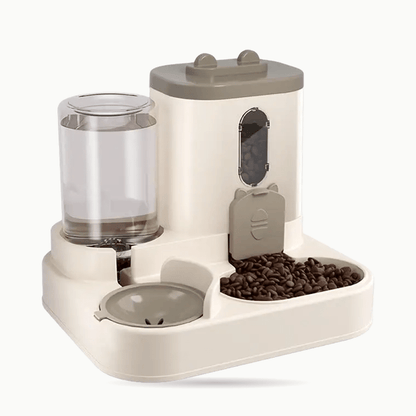 Distributeur automatique 2-en-1 croquettes et eau pour chat | La Station Royale - Le Palais des Chats