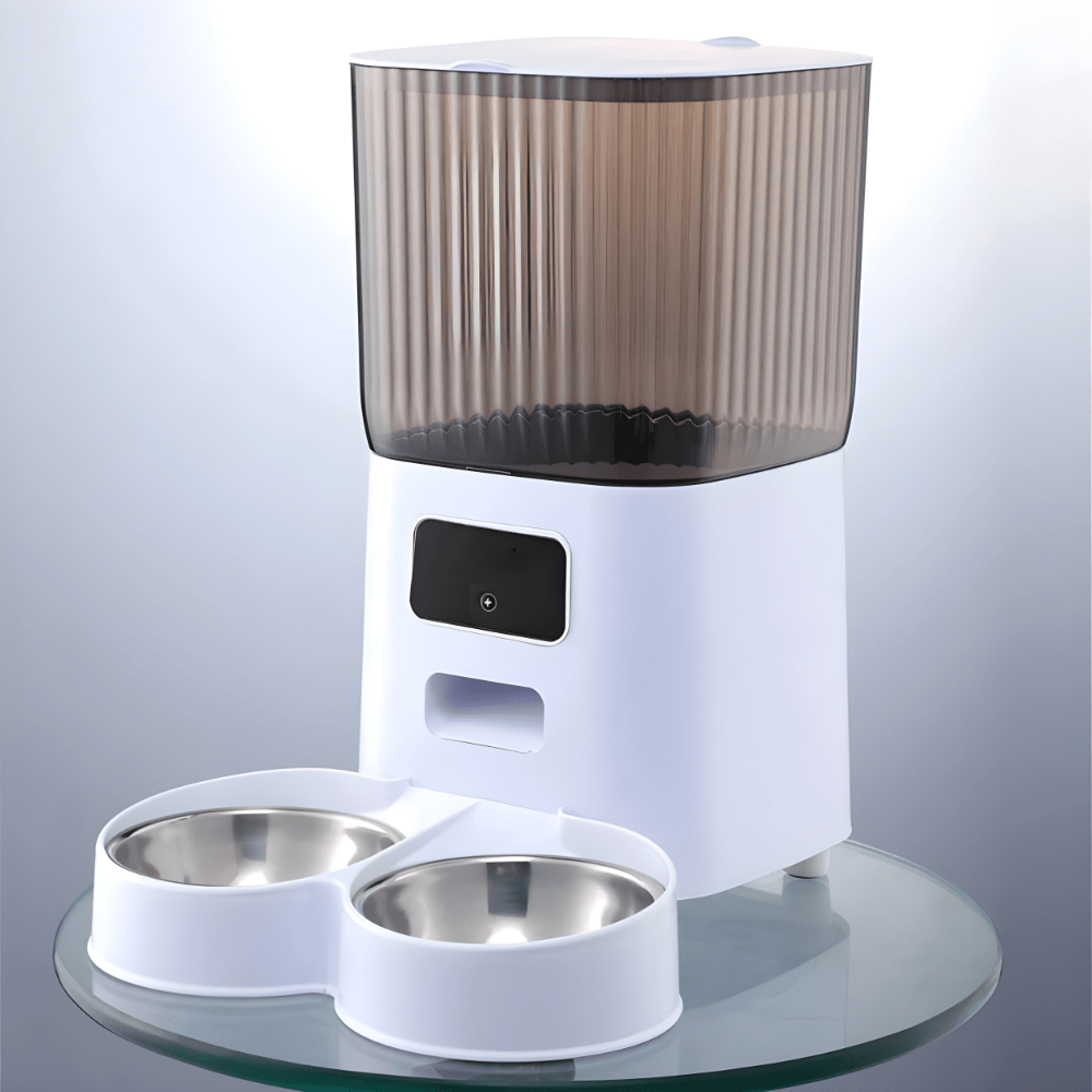 Distributeur automatique de croquettes pour chat WiFi avec caméra | Croq'Majesté - Le Palais des Chats