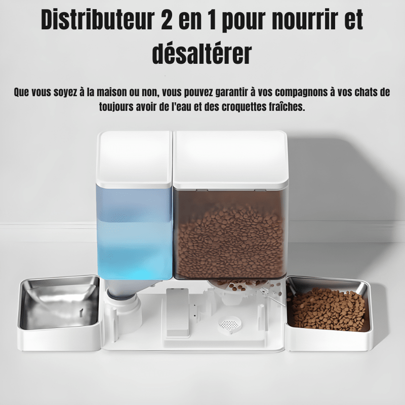 Distributeur de croquettes pour chat WIFI | Le Banquet Royal - Le Palais des Chats
