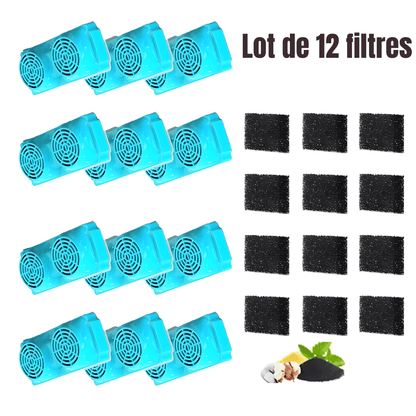 Filtres à charbon actif pour fontaine 3,2 L (compatible La Source Cristalline et Impériale) | Le Cœur Cristallin - Le Palais des Chats