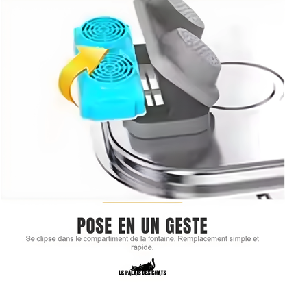 Filtres à charbon actif pour fontaine 3,2 L (compatible La Source Cristalline et Impériale) | Le Cœur Cristallin