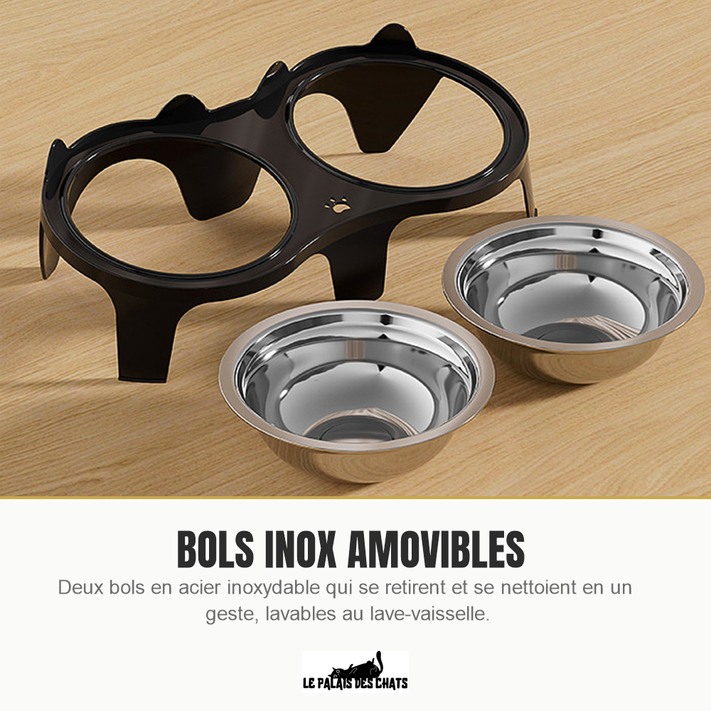 Bols en acier inoxydable amovibles faciles à nettoyer