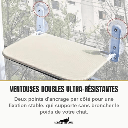 Hamac pour chat | Le Nid Suspendu - Le Palais des Chats