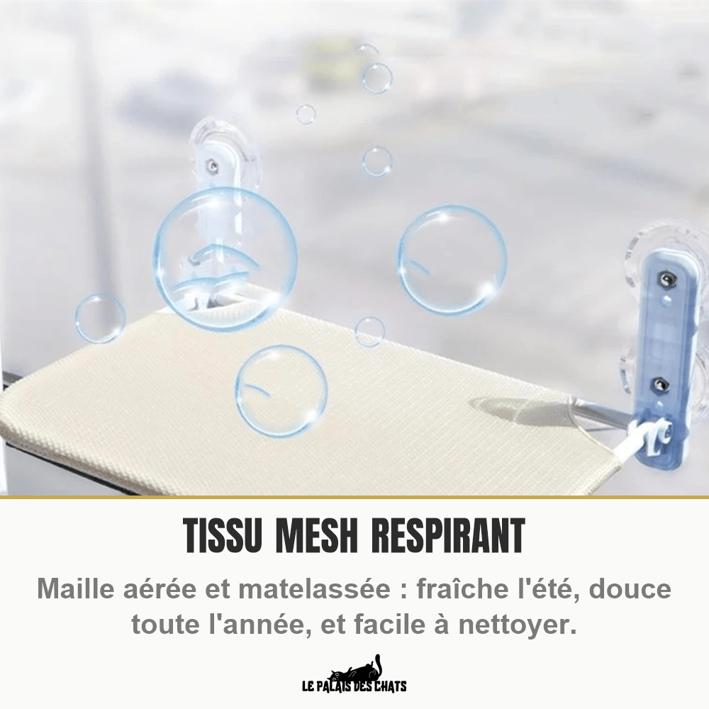 Hamac pour chat | Le Nid Suspendu - Le Palais des Chats
