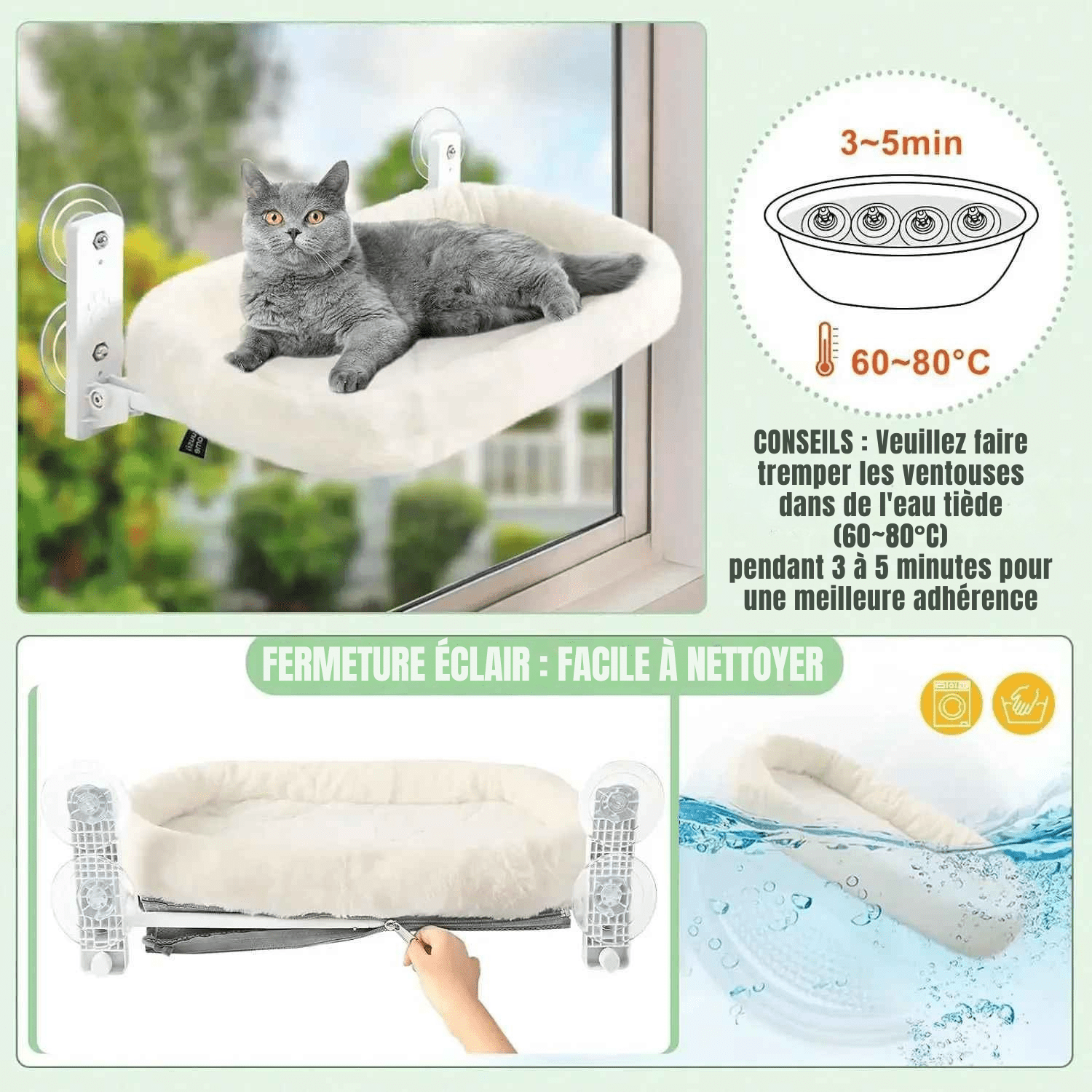 Hamac pour chat | PurrLuxe - Le Palais des Chats