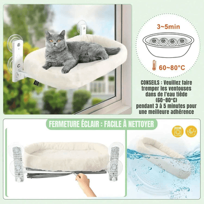 Hamac pour chat | PurrLuxe - Le Palais des Chats