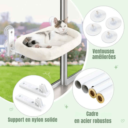 Hamac pour chat | PurrLuxe - Le Palais des Chats