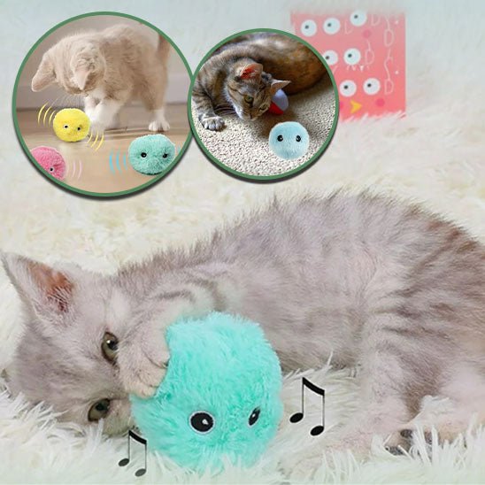 Jouet pour chat - Balles en peluches interactives - Le Palais des Chats