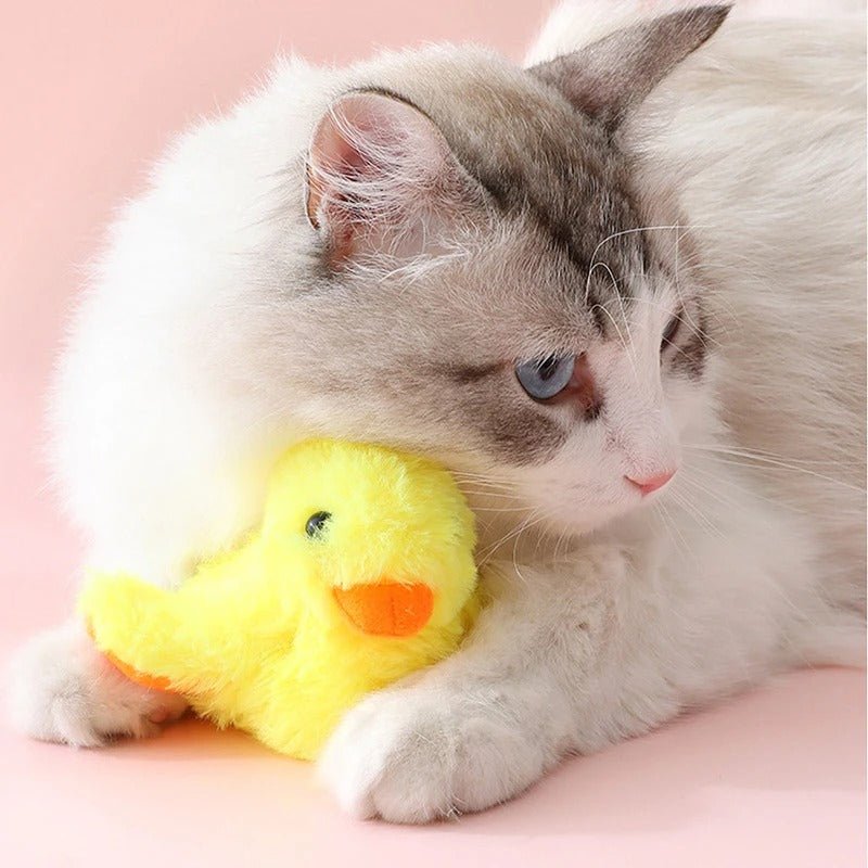 Jouet pour chat | Canard en peluche interactif Miaou’Duck - Le Palais des Chats
