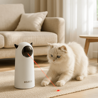 Jouet pour chat interactif ROJECO | Laser Royale - Le Palais des Chats