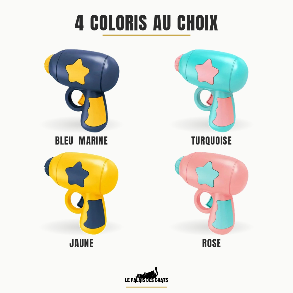 Lanceur de disques pour chat, 4 coloris au choix : bleu marine, turquoise, jaune, rose