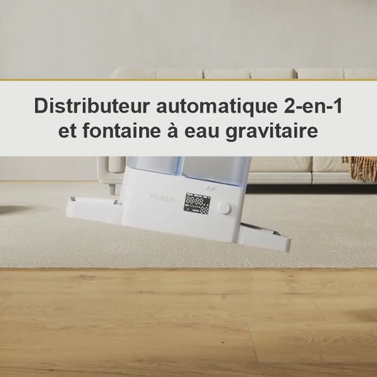 Distributeur automatique de croquettes et d'eau pour chat Le Banquet Royal