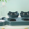 Le Trio Royal Félin, gamelle double pour chat en situation
