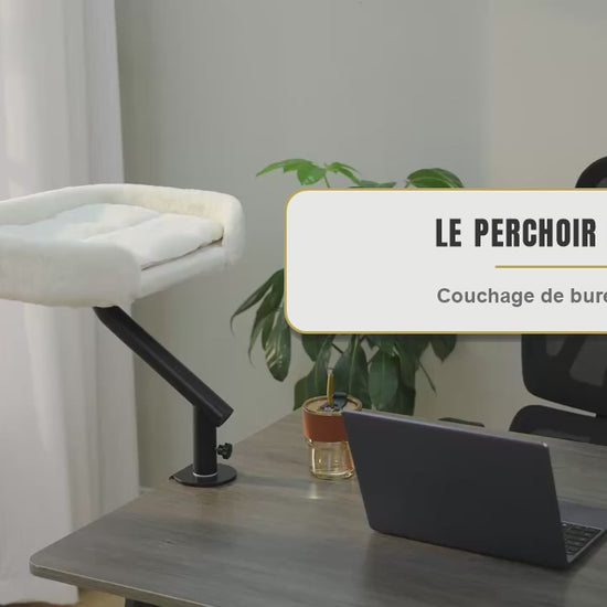 Montage du couchage de bureau 360° pour chat Le Perchoir Royal