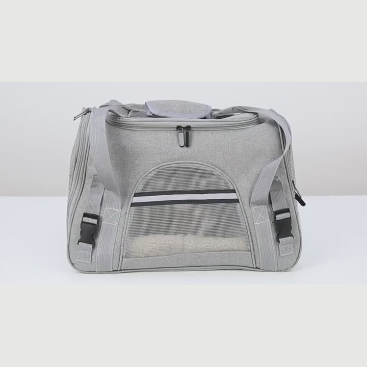 Sac de transport pliable pour chat Le Voyageur Félins, démonstration