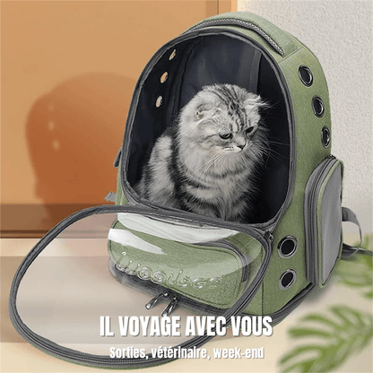 Sac de transport pour chat | Bulle Moorpet - Le Palais des Chats