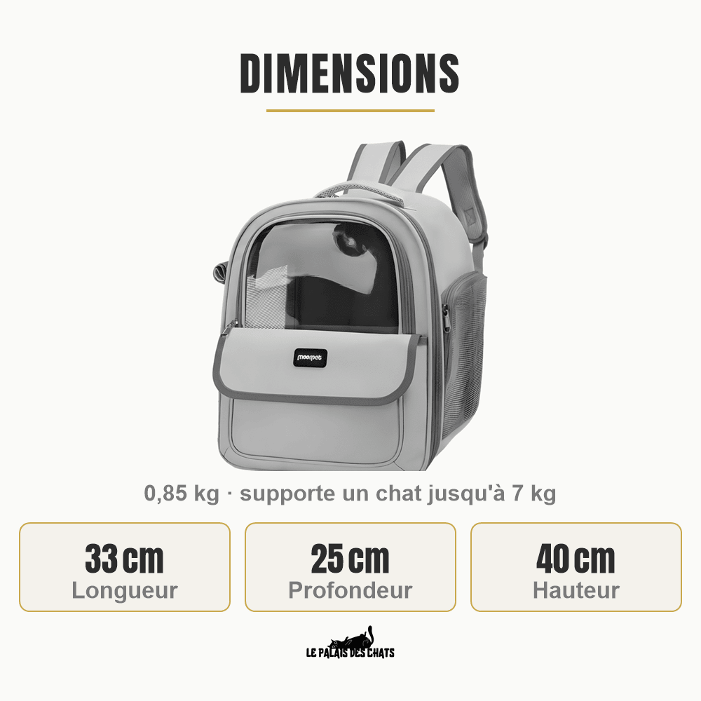 Sac de transport pour chat | Capsule Moorpet - Le Palais des Chats