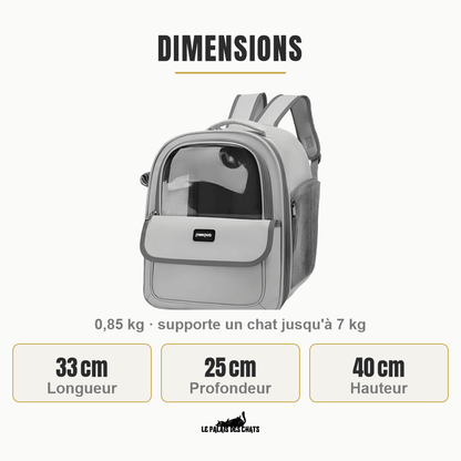 Sac de transport pour chat | Capsule Moorpet - Le Palais des Chats