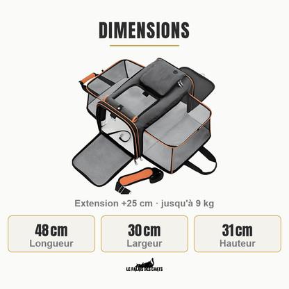 Sac de transport pour chat | Prestige fold - Le Palais des Chats