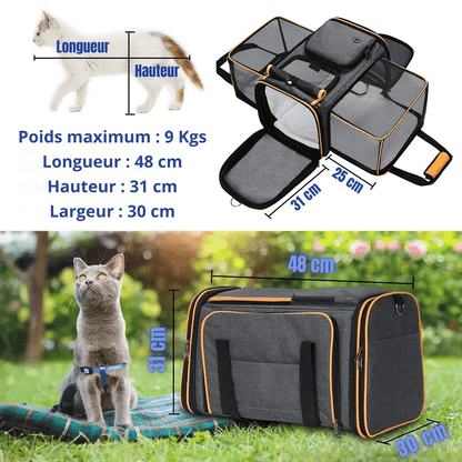 Sac de transport pour chat | Prestige fold - Le Palais des Chats