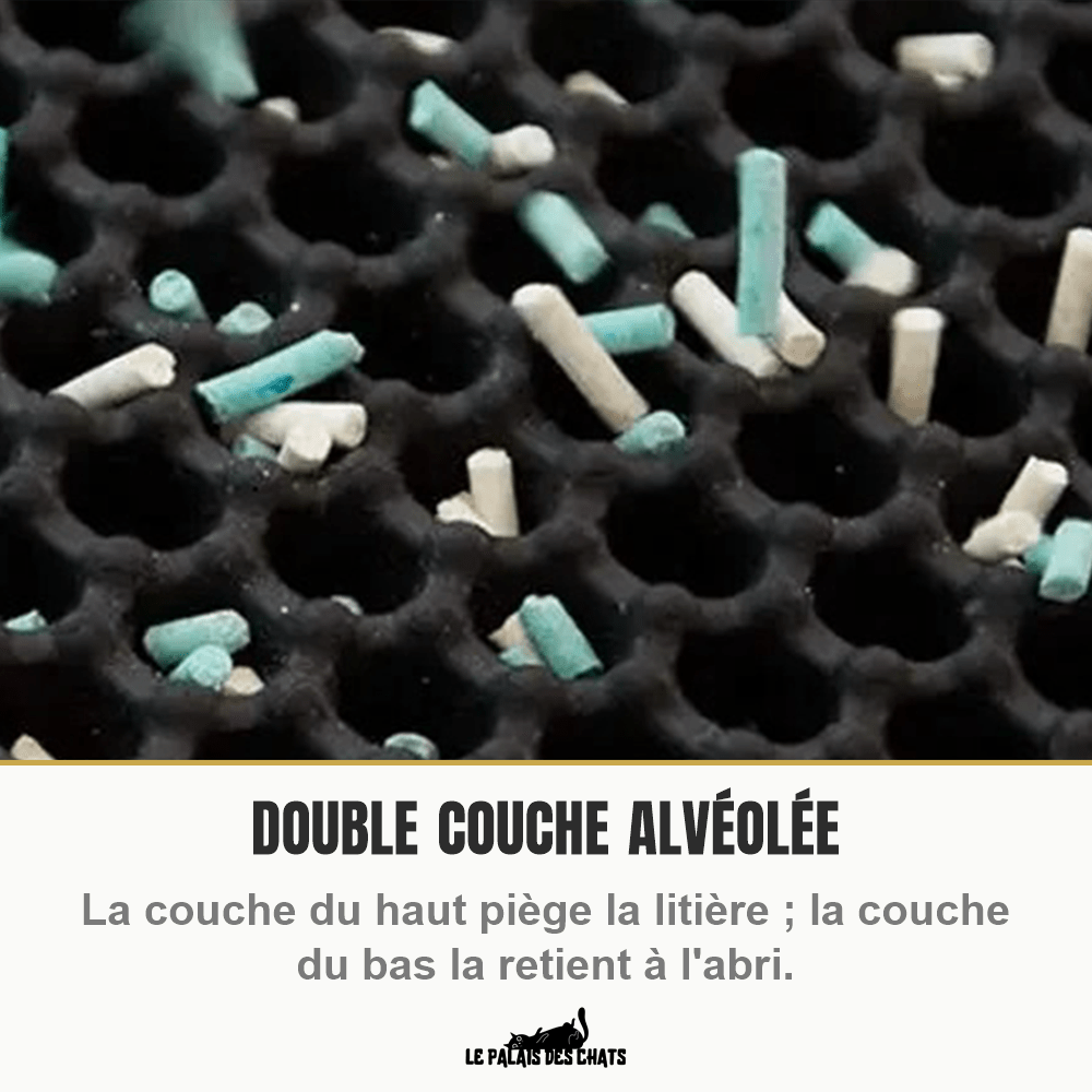 Tapis de litière pour chat | Doux Pas Félin - Le Palais des Chats