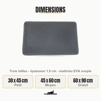 Tapis de litière pour chat | Doux Pas Félin - Le Palais des Chats