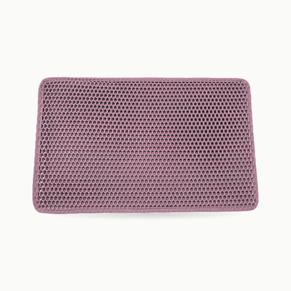Tapis de litière pour chat Doux Pas Félin rose