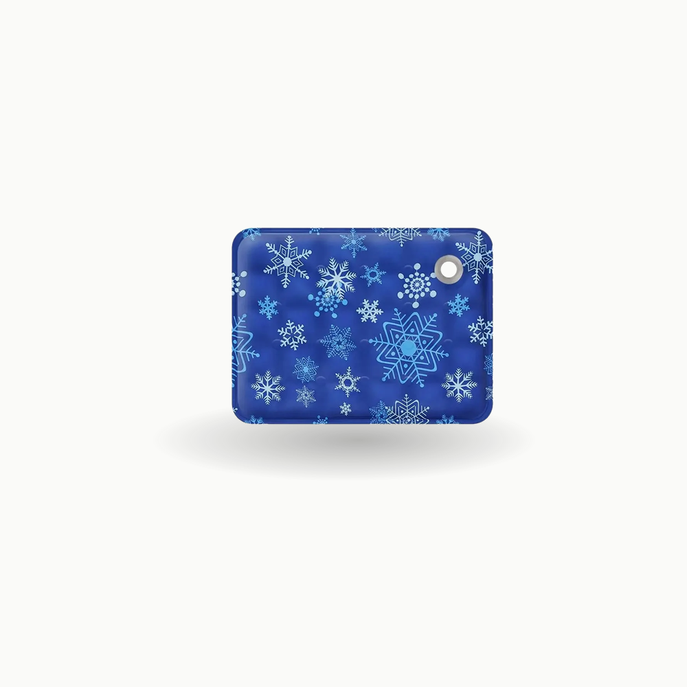 Tapis rafraîchissant pour chat La Banquise Royale, coloris bleu marine