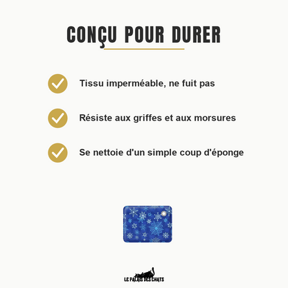 Tapis rafraîchissant pour chat imperméable et résistant aux griffures