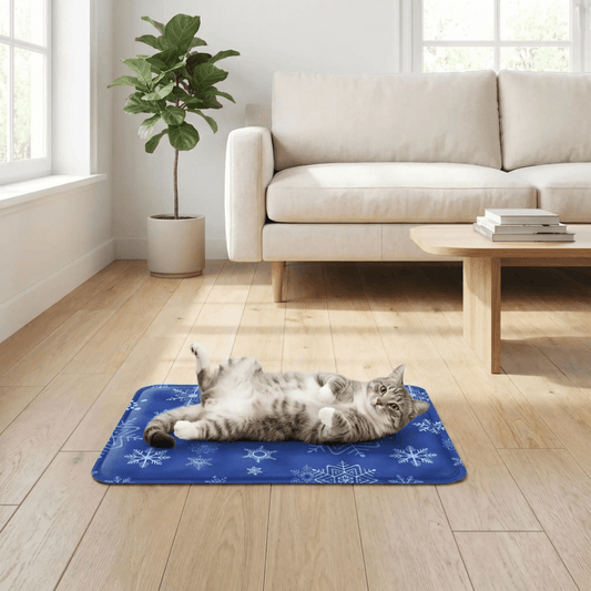 Tapis rafraîchissant pour chat | La Banquise Royale - Le Palais des Chats
