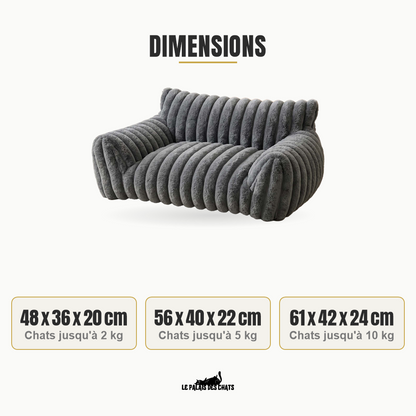 Dimensions du canapé pour chat Royal Sofa, 3 tailles pour chats jusqu'à 10 kg